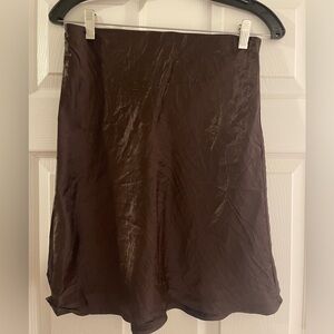 Babaton silk mini skirt NWOT